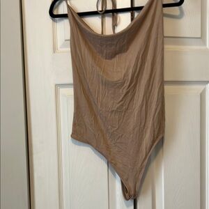 Abercrombie & Fitch Soft Tan Drapey Top